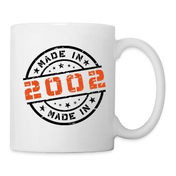 Année de naissance Anniversaire Né en - Fabriqué en 2002 - Mug blanc - blanc - Droite