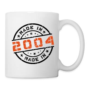 Année de naissance Anniversaire Né en - Fabriqué en 2004 - Mug blanc - blanc - Droite