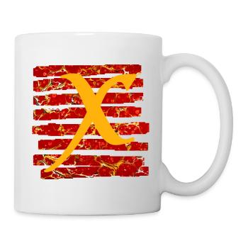 Bande E 232 x - Mug blanc - blanc - Droite