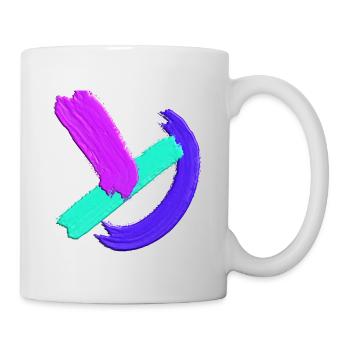 Color Splashes #1 - Tasse - Weiß - Rechts
