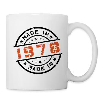 Année de naissance Anniversaire Né en - Fabriqué en 1978 - Mug blanc - blanc - Droite