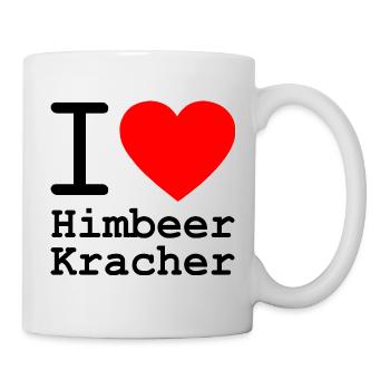 i love Himbeerkracherl - Himbeer Limonade - Tasse - Weiß - Rechts