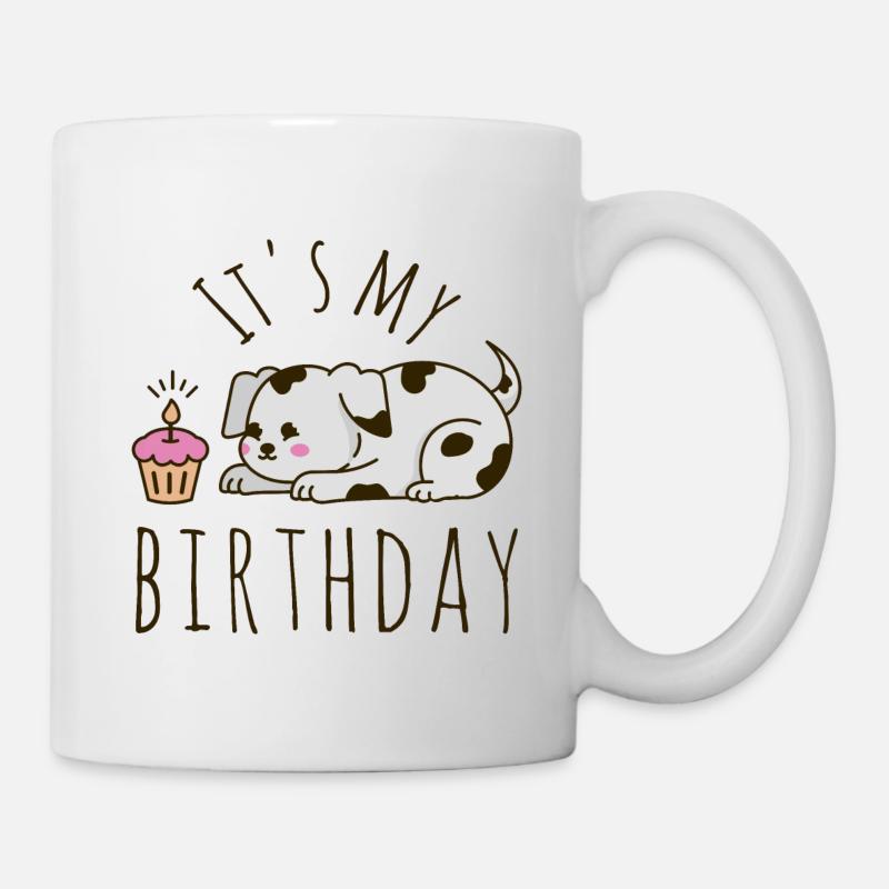 It's my Birthday Dog - Mug - white
