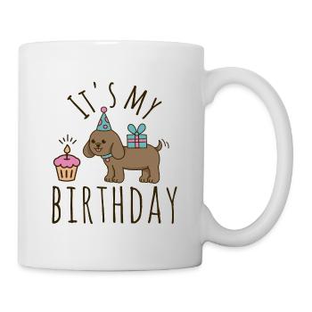 It's my Birthday Dog - Mug - white - Right