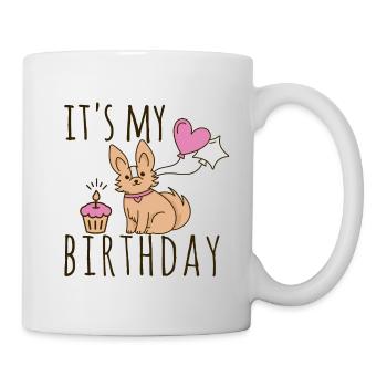 It's my Birthday Dog - Mug - white - Right
