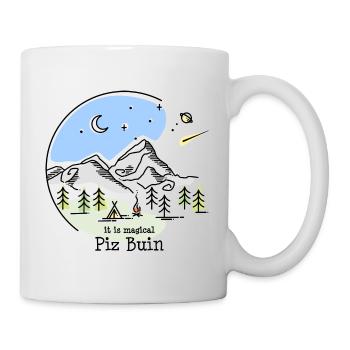 Piz Buin Bernina Randonnée Alpinisme Souvenir - Mug blanc - blanc - Droite