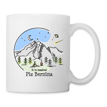Piz Bernina Mountain Biancograt Graubünden Mountaineering - Mug - white - Right