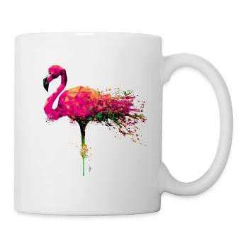 Watercolor Flamingo Pink - Mug - white - Right