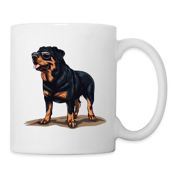 Rottweiler L’Explorateur - Mug blanc - blanc - Droite