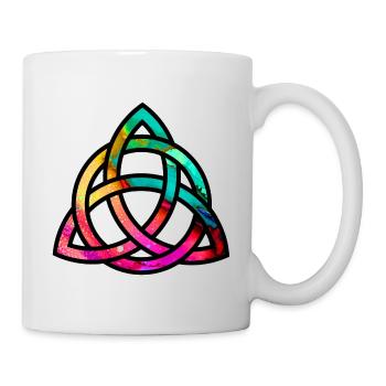 TRIQUETRA - Schutzsymbol - Tasse - Weiß - Rechts