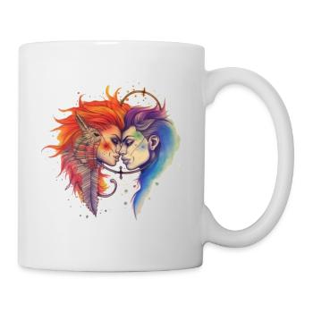 Pride Love Women Kiss - Mug - white - Right