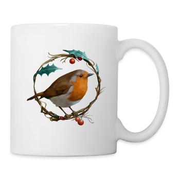 Robin Redbreast - Tasse - Weiß - Rechts