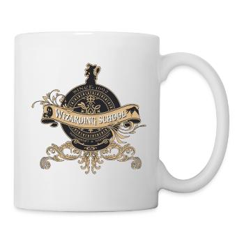 Blason École de magie - Mug blanc - blanc - Droite