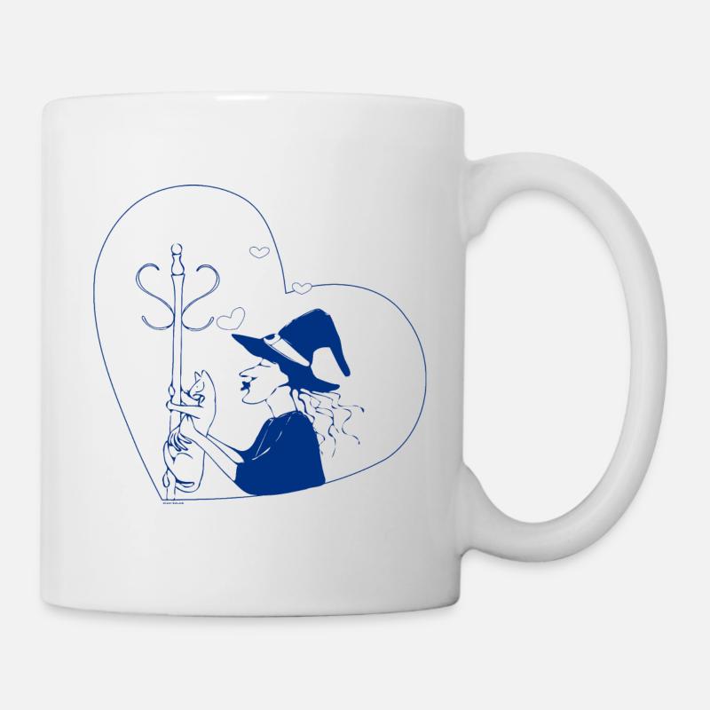 Hildelein, the cat sitter - Mug - white