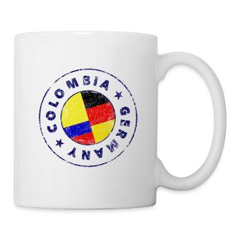COLOMBIA GERMANY Stamp - Tasse - Weiß - Rechts