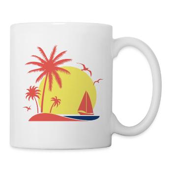 Sommer - Tasse - Weiß - Rechts