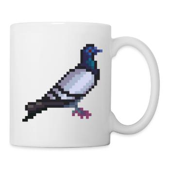 Vogel - Tasse - Weiß - Rechts