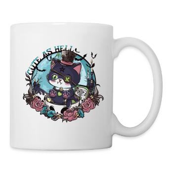 Das Erwachen von Catleman Jack - Tasse - Weiß - Rechts
