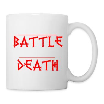 Zitat von Battle Viking - Tasse - Weiß - Rechts