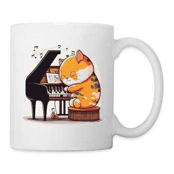 Katzen-Harmonie - Tasse - Weiß - Rechts
