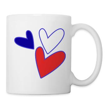 SAINT VALENTINE. bachelorette party. I LOVE YOU. I LOVE YOU. LOVE - Mug - white - Right