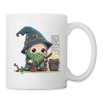 La force de la technologie - Mug blanc - blanc - Droite