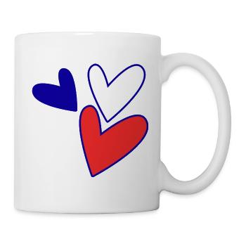 JUST MARRIED. bachelorette party. SAINT VALENTINE. COUPLE - Mug - white - Right