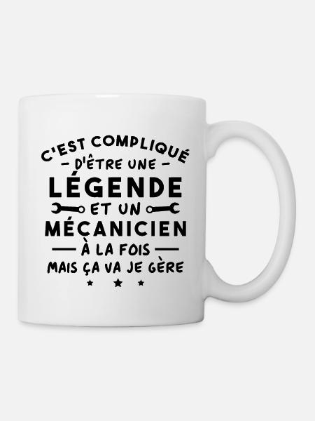 Legendenmechaniker-Humor-Geschenk - Tasse - Weiß