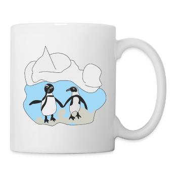 Two penguins - Mug - white - Right
