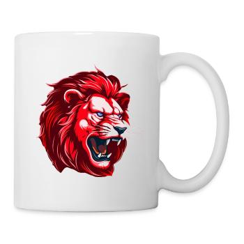 Red Lion Head - Mug - white - Right