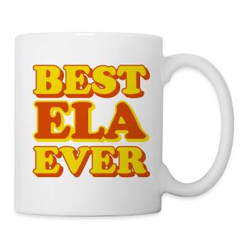 Ela Vorname lustiges Geschenk - Tasse - Weiß - Rechts