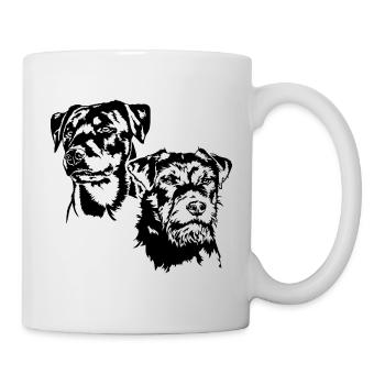 German Hunting Terrier Hunting Dogs Portrait Wilsigns - Mug - white - Right