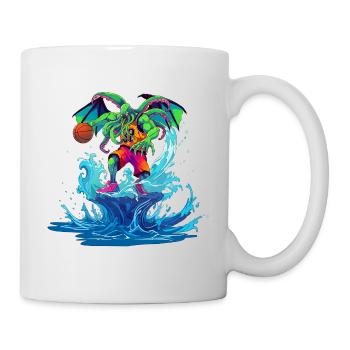 Cthulhu Basketball - Mug - white - Right