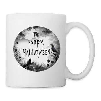 Halloween - Happy Halloween crows - Tasse - Weiß - Rechts