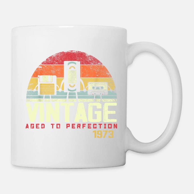 Vintage 1973 Gift - Mug - white