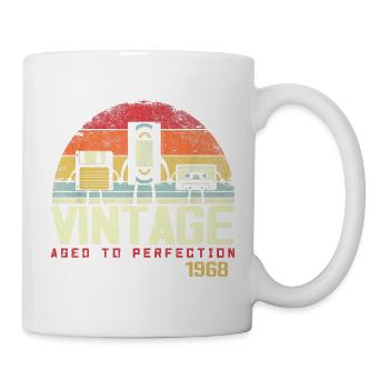 Cadeau Millésime 1968 - Mug blanc - blanc - Droite