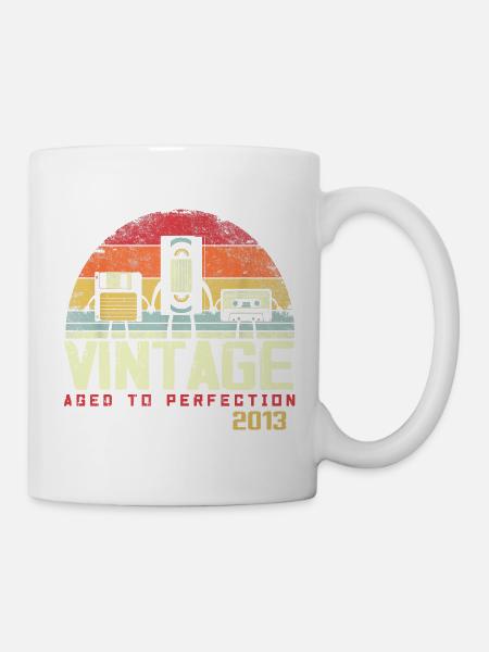 Vintage 2013 Geschenk - Tasse - Weiß