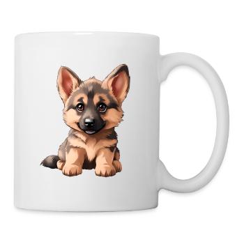 German Shepherd Puppy | German Shepherd puppy - Mug - white - Right