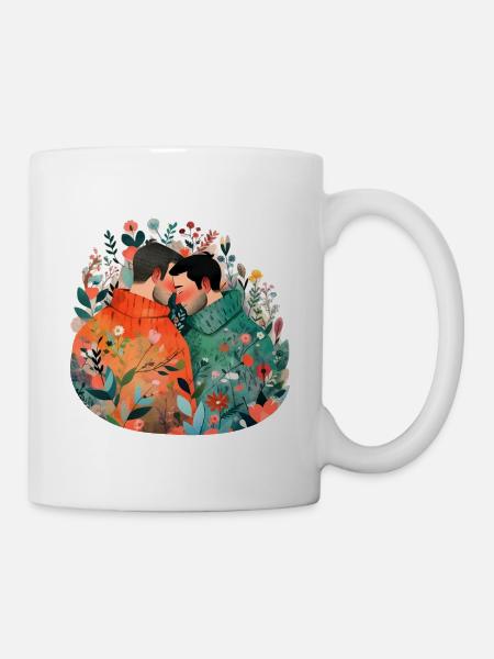 Couple amoureux - Mug blanc - blanc