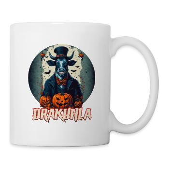 Dracula Kuh Vampir Drakuhla - Tasse - Weiß - Rechts