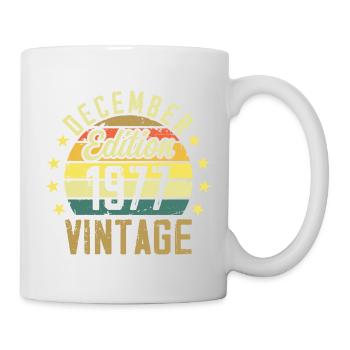 Légendes Sont Nés En Décembre 1977 - Édition 1977 - Mug blanc - blanc - Droite