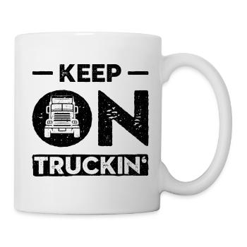 "Keep On Truckin" Design - Perfect Gift - Mug - white - Right