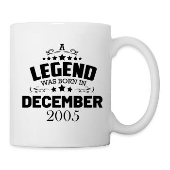 18th Birthday Legend December 2005 - Mug - white - Right