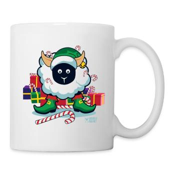 Une brebis et un elfe ? - Mug blanc - blanc - Droite