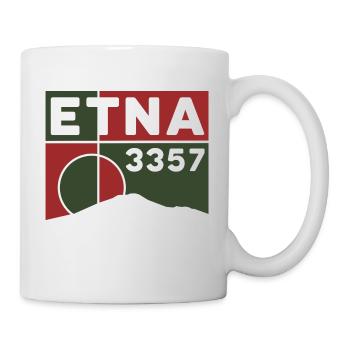 Etna Etna Mongibello volcano mountain Sicily souvenir - Mug - white - Right
