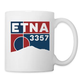 Etna Etna Mongibello volcano mountain Sicily souvenir - Mug - white - Right
