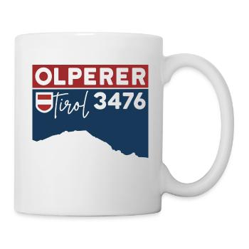 Olperer North Ridge Bridge Crossing Hike - Mug - white - Right