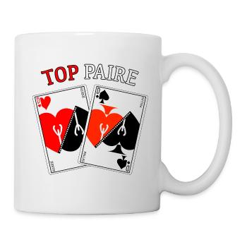 La TOP paire - Mug blanc - blanc - Droite