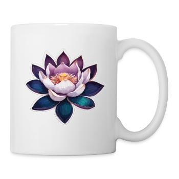 Lotusblüte / Seerose / Spiritualität / Blume - Tasse - Weiß - Rechts