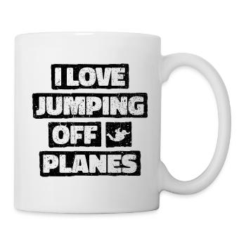Parachutisme Passion Design. Cadeau d’adrénaline parfait - Mug blanc - blanc - Droite
